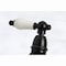 Kingston Brass English Country 8" Bridge Kitchen Faucet W/ Sprayer, Black KS7270PLBS - alternate 7